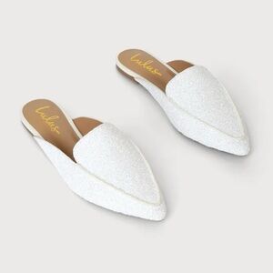 Lulu’s Joelle Glitter Loafers